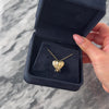 Vintage 9k Yellow & White Gold Figural Elephant Head Slide Pendant - Video showing the piece