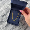 Vintage 18k & 14k Yellow Gold 1.9mm Classic Flat Curb Chain - Video showing the piece