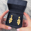 Estate Marco Bicego Italian 18k Yellow Gold Superb Florentine-Finish Dangle Earrings - Video showing the piece
