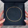 Vintage 14k Yellow Gold Blue Sapphire Superb Cable Collar Necklace - Video showing the piece