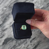 Vintage 14k Yellow Gold 4.4ct Emerald .21cttw Diamond Cocktail Ring - Video showing the piece