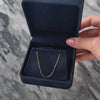 Vintage 14k Yellow Gold Delicate Peanut Chain Necklace - Video showing the piece