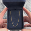 Vintage 14k Yellow Gold Sleek Stackable Cable 1.6mm Chain - Video showing the piece