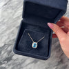 Vintage Platinum [Custom Carat] Sparkling Framed Oval Slide Pendant - Video showing the piece
