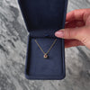 Vintage 14k Yellow Gold Ruby Diamond Starbright Pendant -Video showing the piece