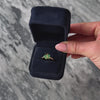 Vintage 10k Yellow Gold Emerald Butterfly Ring - Video showing the piece