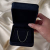 Vintage 14k White Gold Wheat Link Chain / Necklace  - Video showing the piece