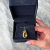 Vintage Large 18k Yellow Gold 17.8ct Citrine Stunning Sundrop Pendant - Video showing the piece