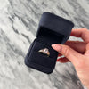Vintage 14k Yellow Gold 2.01ct Kunzite Pink Tourmaline Channel Shoulder Ring 8.50