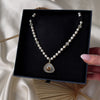 Vintage Unusual 14k Yellow Gold Rock Crystal & 4ct Zircon Pendant Necklace - Video showing the piece