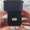 Vintage 14k Yellow Gold Silver Classical-style Greek Coin Ring - Video showing the piece