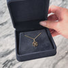 Antique 10k Yellow Gold Diamond Black Enamel Webbed Octagon Charm / Pendant - Video showing the piece