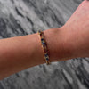 Vintage 14k Yellow Gold 2.4cttw Tanzanite .504cttw Diamond Station Bracelet - Video showing the piece
