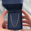 Vintage 14k Yellow Gold Sleek Dimensional Paperclip 2.8mm Chain - Video showing the piece