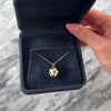 Vintage Lightweight 14k Yellow Gold Enamel Soccer Ball Charm / Pendant - Video showing the piece