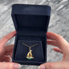 Vintage 14k Yellow Gold 2.5ct Variscite Delightful Sailboat Charm / Pendant - Video showing the piece