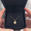 Vintage 14k Yellow Gold [Custom Carat] Outstanding Glittering Flower Pendant - Video showing the piece