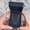 Vintage 14k Yellow Gold 1.2mm Classic Wheat Chain - Video showing the piece