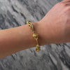 Vintage 18k Yellow Gold Wonderful Bauble Link Bracelet - Video showing the piece