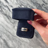 Vintage 14k Yellow Gold 1.49cttw Blue Sapphire Diamond Wide Vivid Channel Band Ring - Video showing the piece
