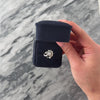 Vintage 18k White Gold 1.37cttw Old European Old Mine Cut Diamond Superb Swirling Cluster Ring - Video showing the piece