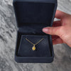 Vintage 10k Yellow Gold Jelly Opal Diamond Halo Pendant - Video showing the piece