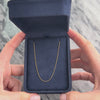 Vintage 14k Yellow Gold 1mm Fluid Ball Chain - Video showing the piece