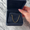 Vintage Italian 14k Yellow Gold 1.5mm Sleek Square Snake Chain - Video showing the piece