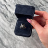 Antique 10k Yellow & White Gold 6.32ct Onyx Diamond Gleaming Ornate Decorated Ring - Video showing the piece