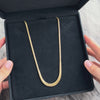 Vintage Italian 14k Yellow Gold Chic Graduating Curb Chain Necklace - Video showing the piece