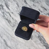 Vintage Heavy 14k Yellow Gold Roman-Style Coin Signet Ring - Video showing the piece