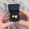 Vintage Heavy 14k & 22k Yellow Gold Brutalist Coin Duo Ring - Video showing the piece