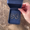 Vintage Lightweight 14k Yellow Gold Subtly Asymmetric Drop Earrings - Video showing the piece