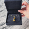 Vintage Heavy 18k Yellow Gold Ancient Classical Columns Charm / Pendant - Video showing the piece