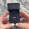 Antique Victorian Scottish 18k Yellow Gold Thin Sleek Classic Band Ring 6.25
