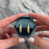 Vintage 14k Yellow Gold Glinting Open Woven Basket Hoop Earrings - Video showing the piece