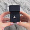 Estate 18k White Gold Diamond Chic Sparkling Quatrefoil Ring - Video showing the piece