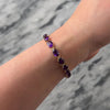 Vintage 14k Yellow Gold 13.54cttw Amethyst Royal Purple Oval Line Bracelet - Video showing the piece