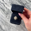 Vintage 14k Yellow Gold 1.9cttw Diamond Dazzling Starry Cluster Cocktail Ring - Video showing the piece