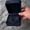 Vintage 14k White Gold Wheat Chain Necklace - Video showing the piece