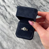 Vintage 14k White Gold 2.1ct Prasiolite Diamond Seafoam Checkerboard Ring - Video showing the piece