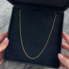 Vintage 14k Yellow Gold Elegant Snake 1.35mm Chain - Video showing the piece