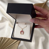 Antique 14K Yellow Gold Synthetic Ruby Horseshoe Pendant / Charm - Video showing the piece