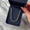 Vintage Italian 18k Yellow Gold 3mm Gleaming Chunky Wheat Chain - Video showing the piece