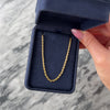 Vintage Lightweight 14k Yellow Gold 2.9mm Cable Link Chain - Video showing the piece