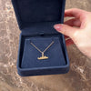 Vintage Small 14k Yellow Gold Intricate Ocean Liner Charm / Pendant - Video showing the piece