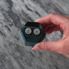 Vintage 14k White Gold .38cttw Diamond Sparkling Circles Stud Earrings -Video showing the piece