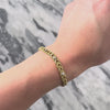 Vintage 14k Yellow Gold Diamond Braided Rope Chain Bracelet  - Video showing the piece