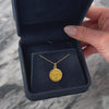 Vintage Italian 18k Yellow Gold St. Christopher Medallion With Car Pendant - Video showing the piece