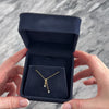 Vintage 14k Yellow Gold Diamond Wonderful Modern Ribbon Pendant - Video showing the piece